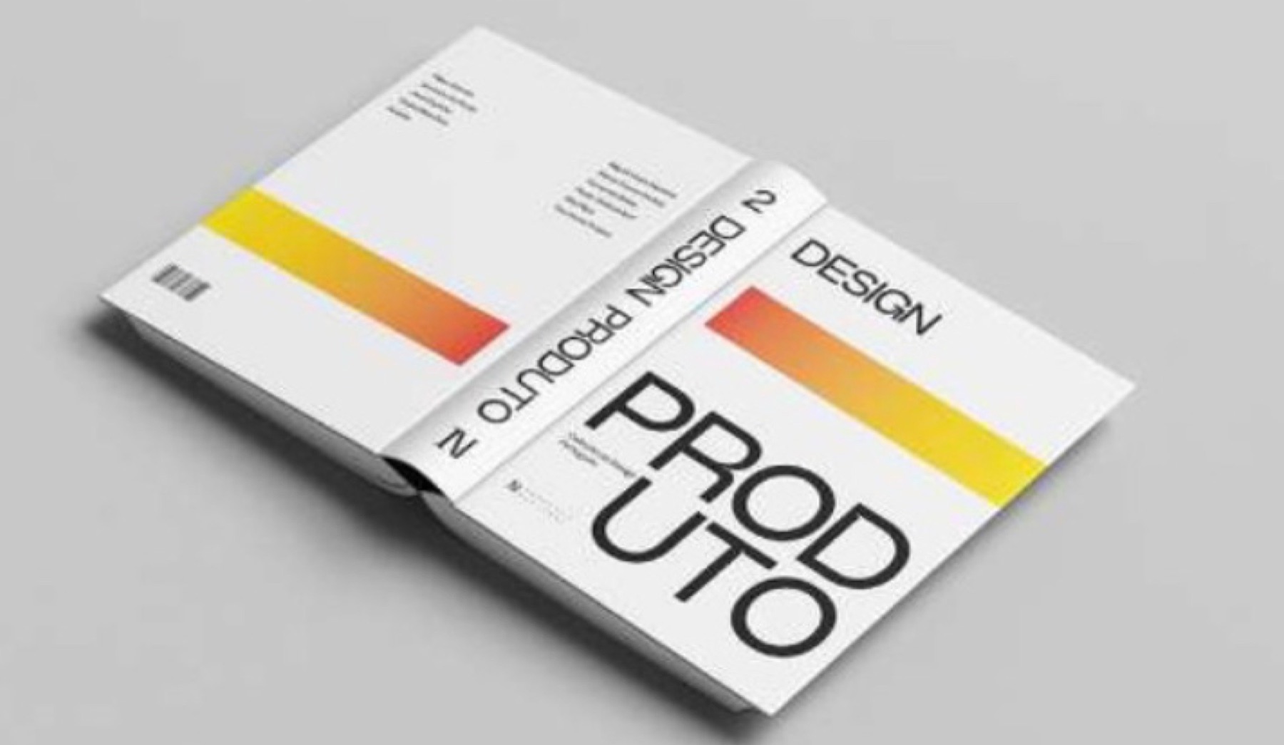 Volume 2, Design Produto, aberto com capa e contracapa